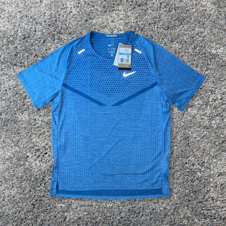 NIKE TECHKNIT T-SHIRT BLUE