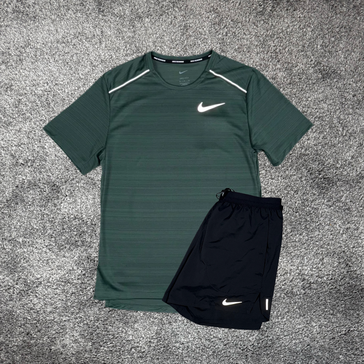 NIKE MILER T-SHIRT VINTAGE GREEN